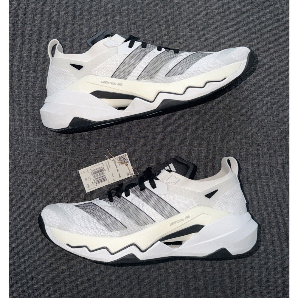 New adidas Rapidmove Pro Trainer Training Shoes Men’s 12 White Black KK3475